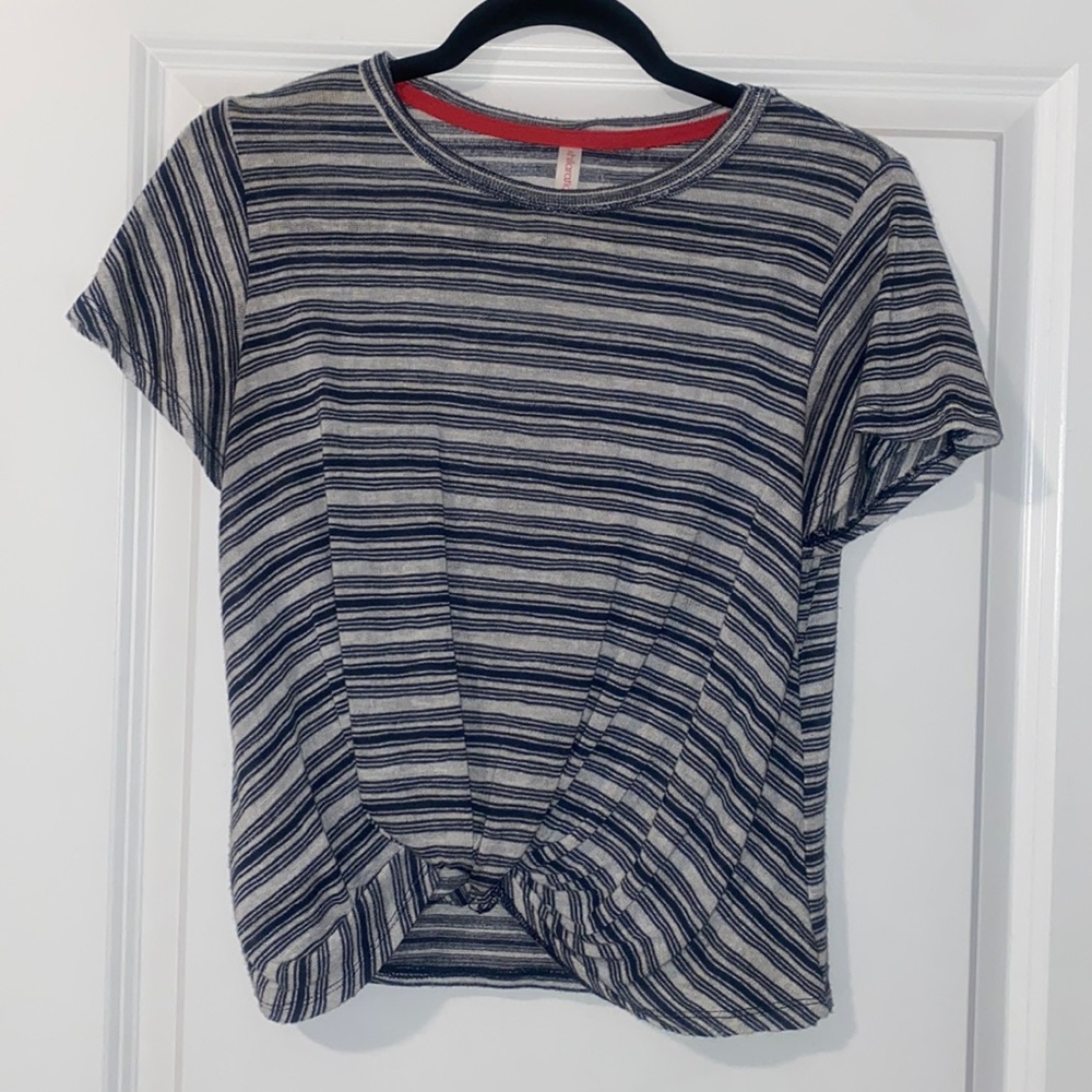Blue and White striped shirt